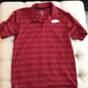 Arkansas Razorbacks Nike Dri Fit Polo